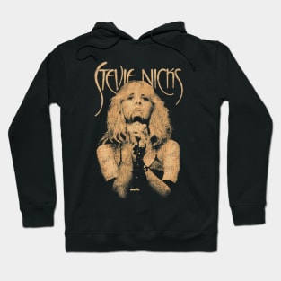 Stevie Nicks Vintage Distressed Yellow Design Hoodie